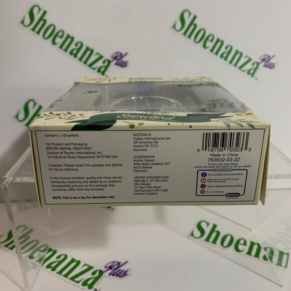 Breyer Horse Christmas Ornament 2022 Snowbird Stirrup 23rd In Collection 700323 - Picture 7 of 7